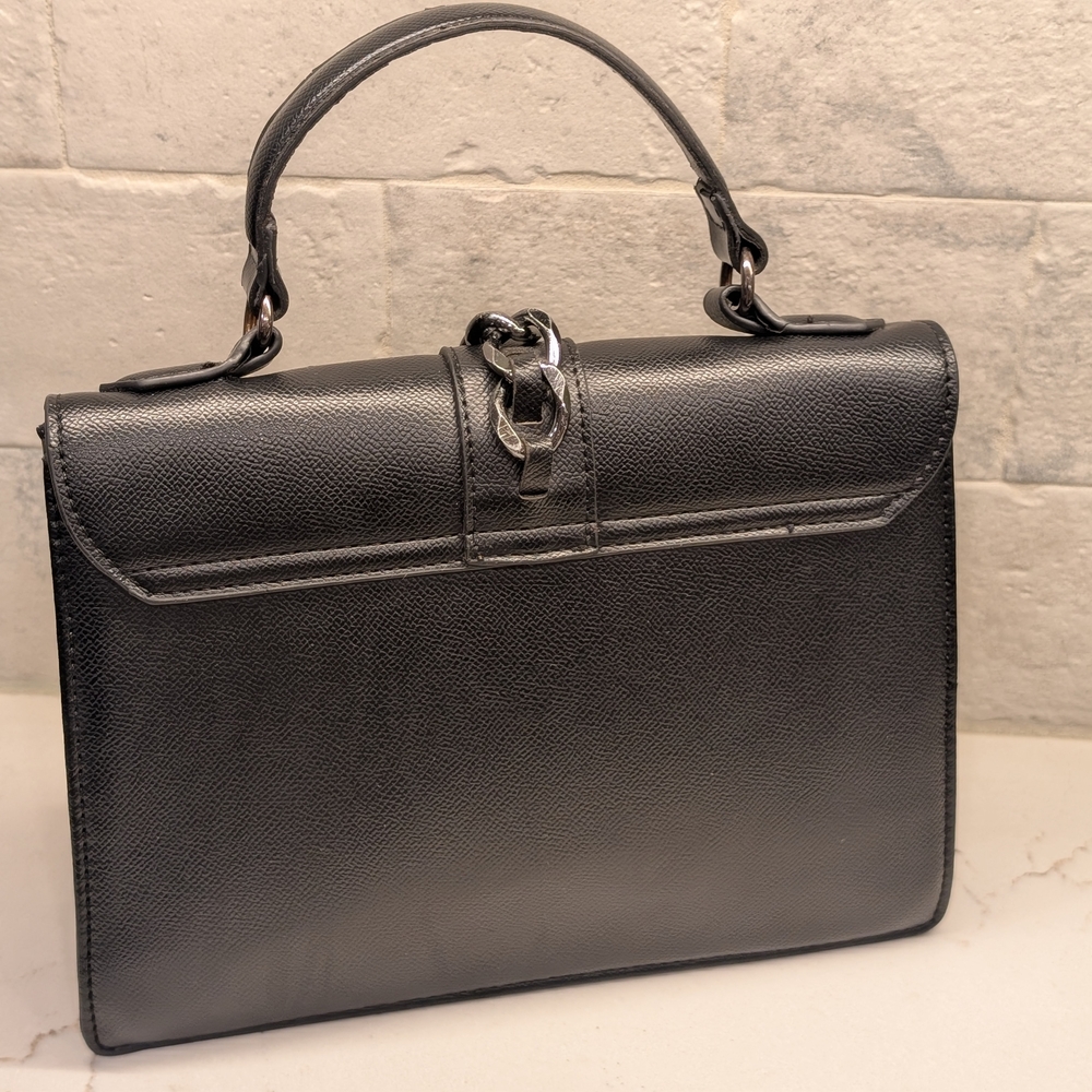 Badgley Mischka Black Studded Shoulder Bag - Picture 11 of 11